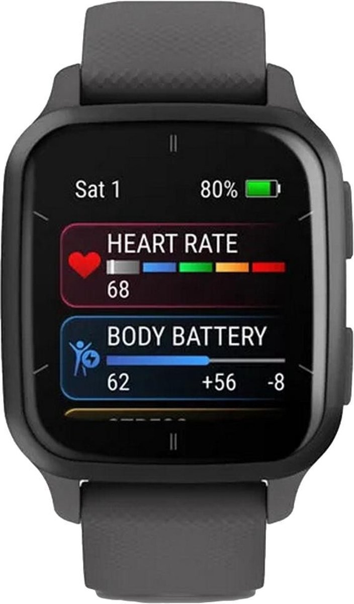 De Garmin Venu Sq 2 Smartwatch Grijs in één oogopslag