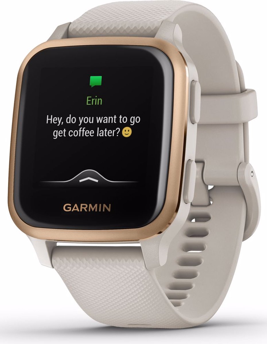 Garmin Venu Sq Music Smartwatch Light Sand Rose Gold