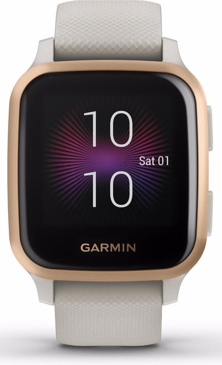 Garmin Venu Sq Music Smartwatch Light Sand Rose Gold