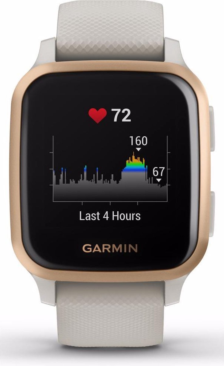 Garmin Venu Sq Music Smartwatch Light Sand Rose Gold