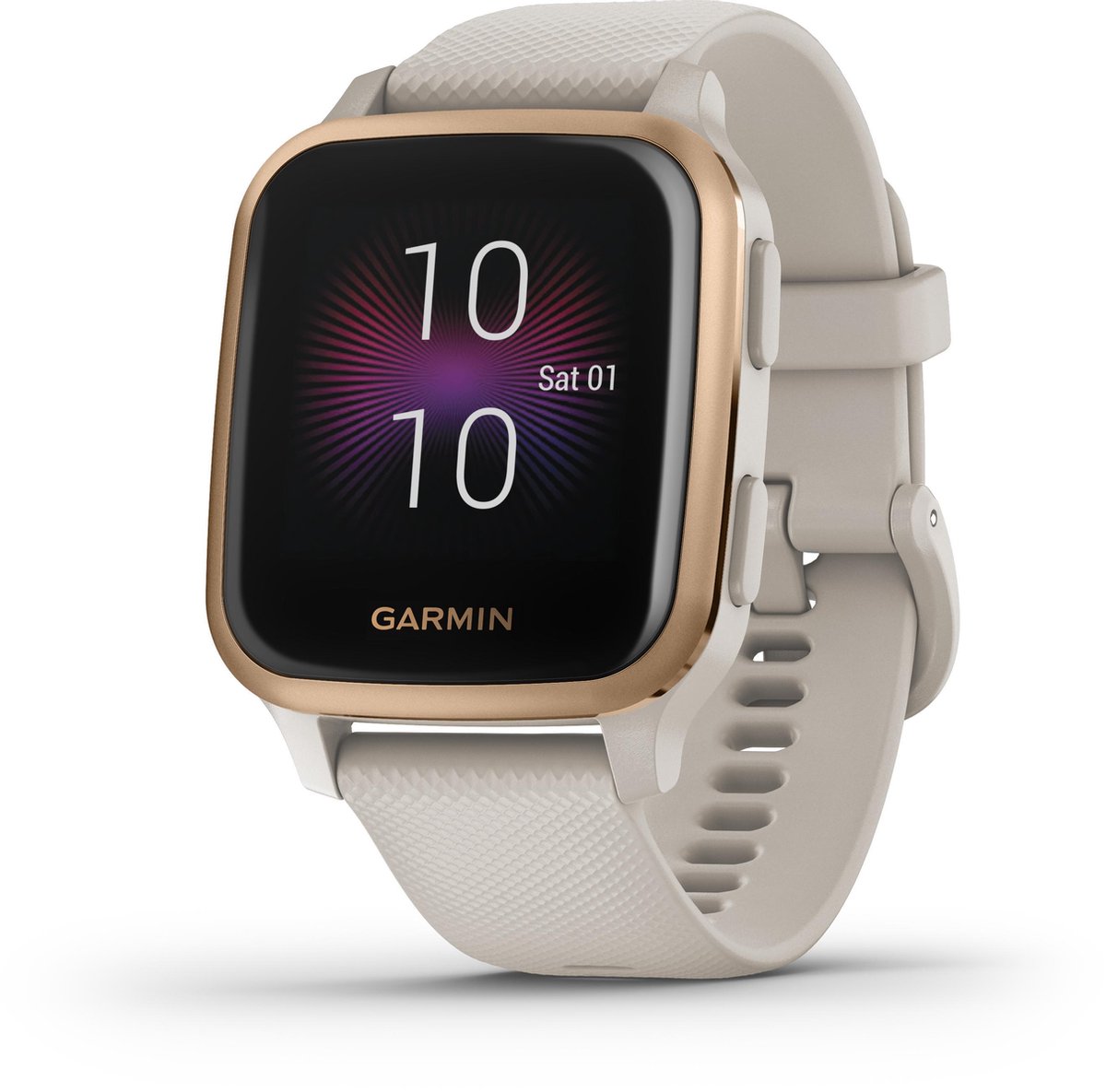 Garmin Venu Sq Music Smartwatch Light Sand Rose Gold