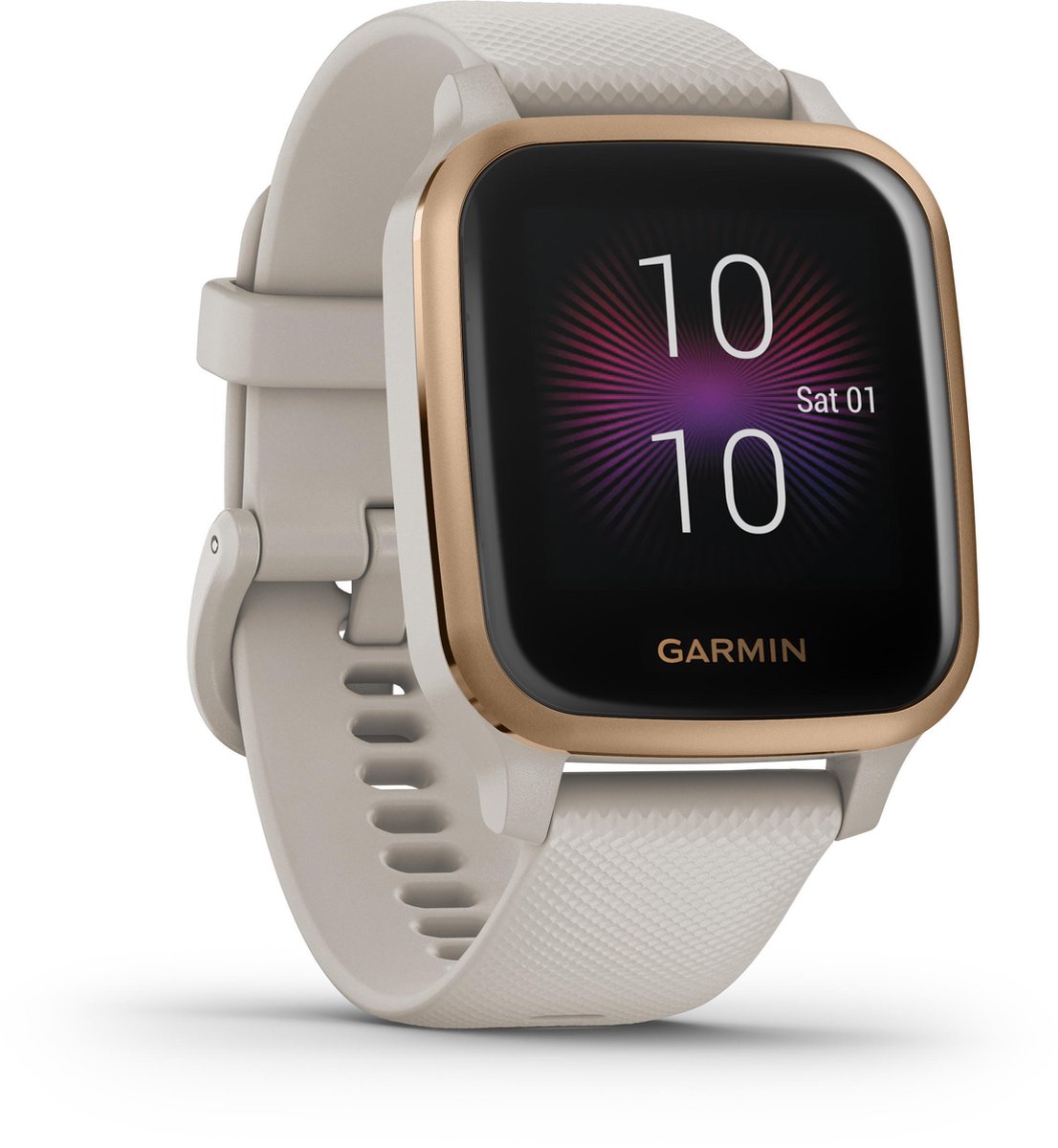 Garmin Venu Sq Music Smartwatch Light Sand Rose Gold