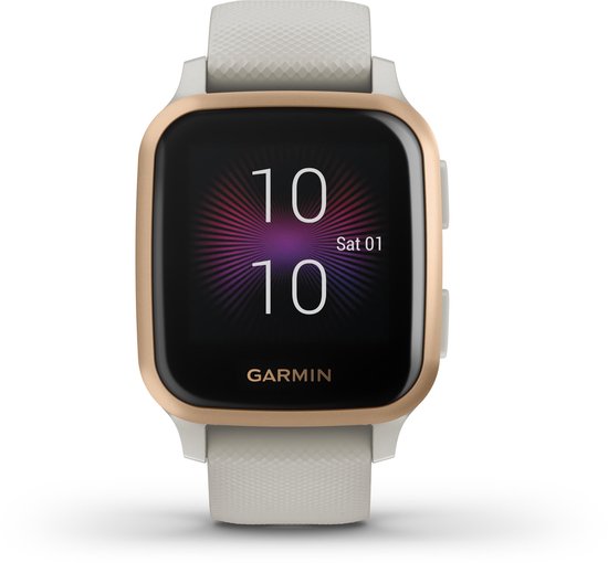 Garmin Venu Sq Music Smartwatch Light Sand Rose Gold