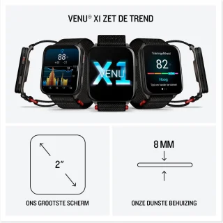 Garmin Venu X1 GPS-smartwatch Moss/Groen