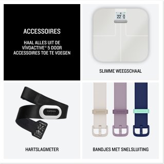 Garmin Vivoactive 5 Sporthorloge Zwart