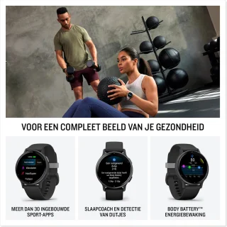 Garmin Vivoactive 5 Sporthorloge Zwart