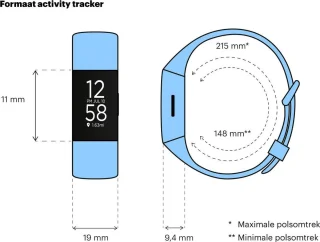 Garmin Vívofit 4 Activitytracker M/L Zwart