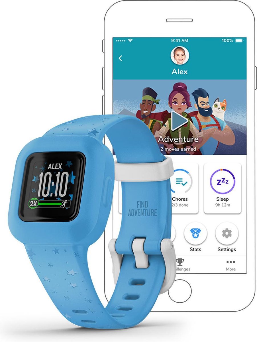 Garmin Vivofit Junior 3 Blauw