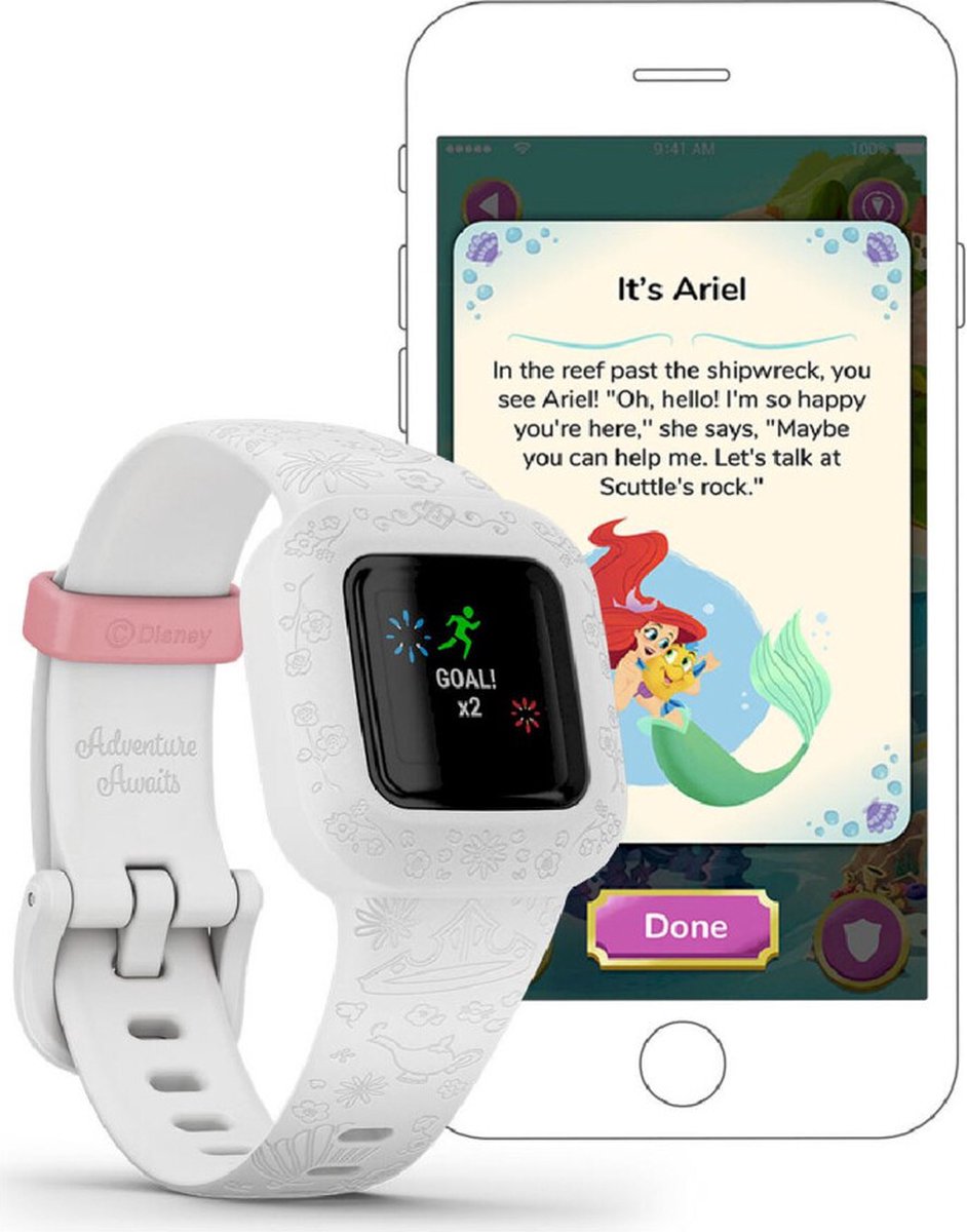 Garmin Vivofit Junior 3 Disney Prinses Wit