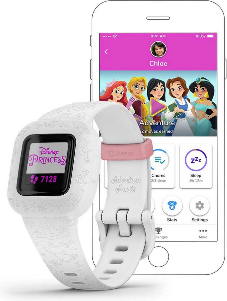 Garmin Vivofit Junior 3 Disney Prinses Wit