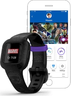 Garmin Vivofit Junior 3 Marvel Black Panther Zwart