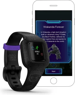 Garmin Vivofit Junior 3 Marvel Black Panther Zwart