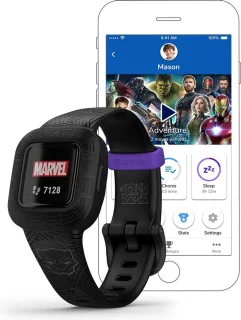 Garmin Vivofit Junior 3 Marvel Black Panther Zwart