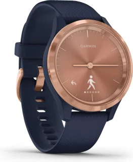 Garmin Vivomove 3S Hybrid Smartwatch Gold/Blue