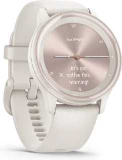 Garmin Vivomove Sport 40mm Ivoor Peach Gold Hybrid Smartwatch