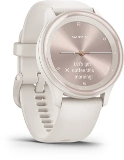 Garmin Vivomove Sport 40mm Ivoor Peach Gold Hybrid Smartwatch