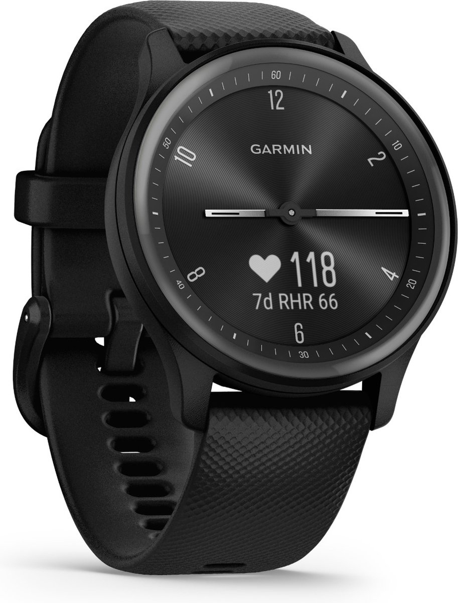 Garmin Vivomove Sport Hybrid Smartwatch 40mm Zwart