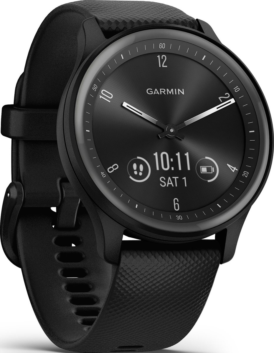 Garmin Vivomove Sport Hybrid Smartwatch 40mm Zwart