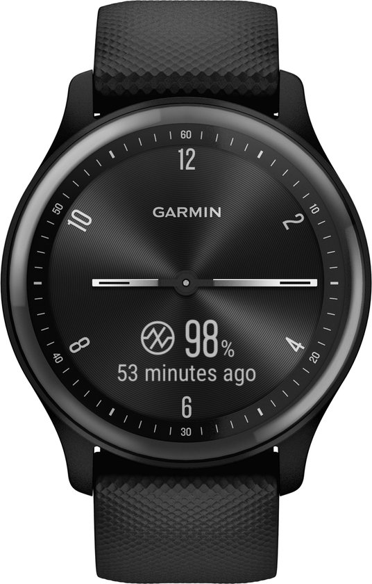 Garmin Vivomove Sport Hybrid Smartwatch 40mm Zwart