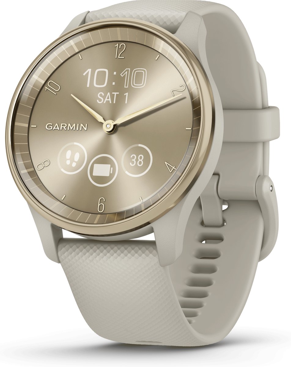 De Garmin vivomove Trend 40mm French Grey dames smartwatch in één oogopslag