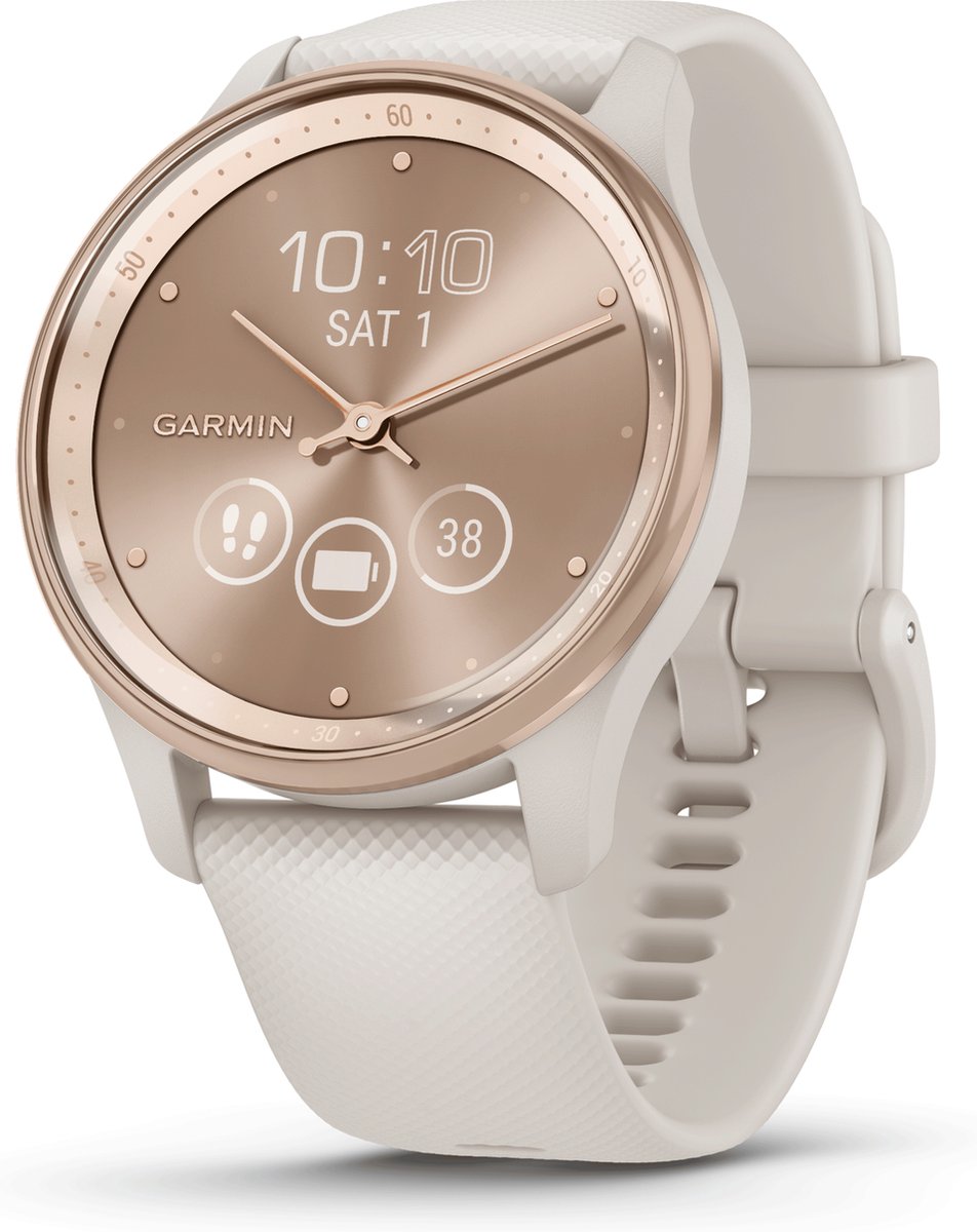 Garmin Vivomove Trend 40mm White Cream Dames