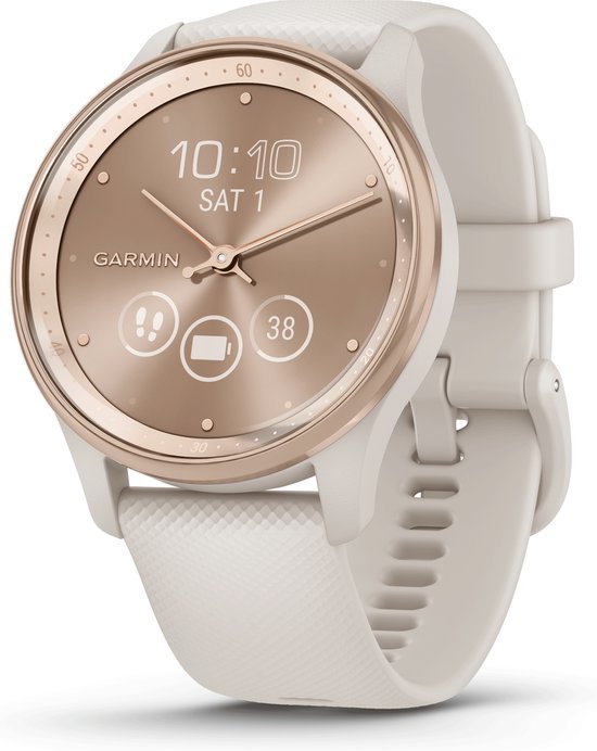 Garmin Vivomove Trend 40mm White Cream Dames