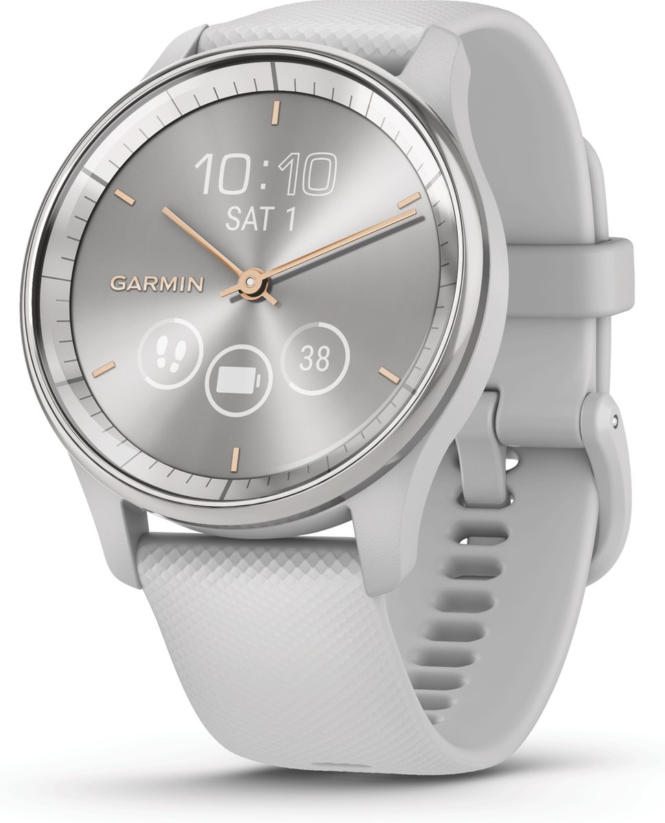 De Garmin vivomove Trend dames 40mm Mist Grey in één oogopslag
