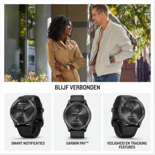 Garmin vivomove Trend dames 40mm Mist Grey