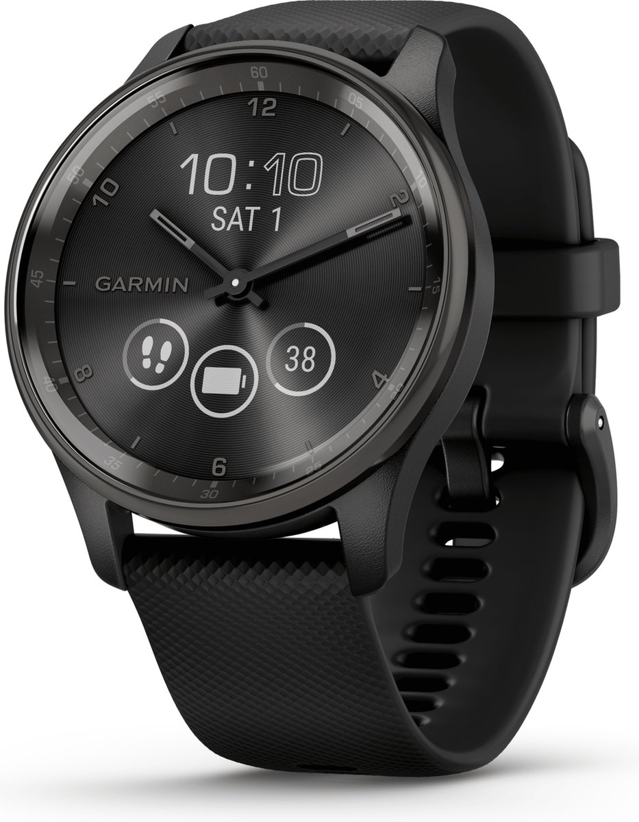 De Garmin vivomove Trend dames smartwatch 40mm zwart in één oogopslag