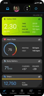 Garmin Vívosmart 5 Activity Tracker M/L Zwart