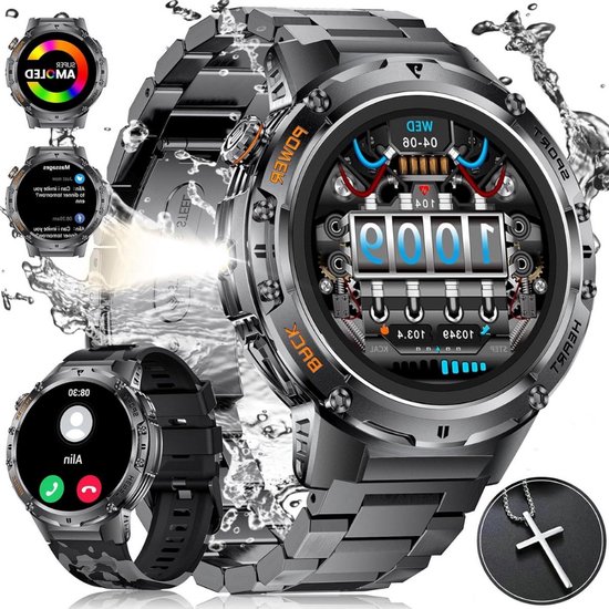 Gear Smart Watch staal heren sporthorloge 1.43 inch 530 mAh review