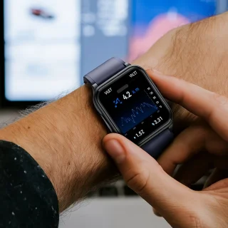 GlucoMeter Smartwatch - Blauwe band