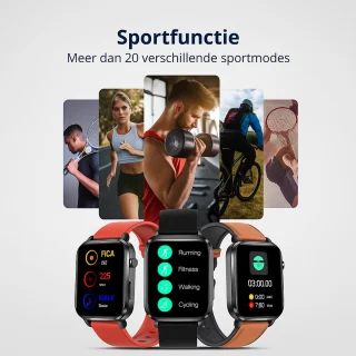 GlucoMeter Smartwatch - Zwart
