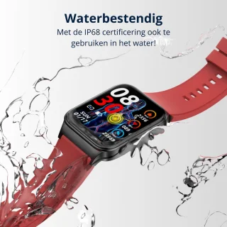 GlucoWatch ECG Hartslagmeter Smartwatch Zwart