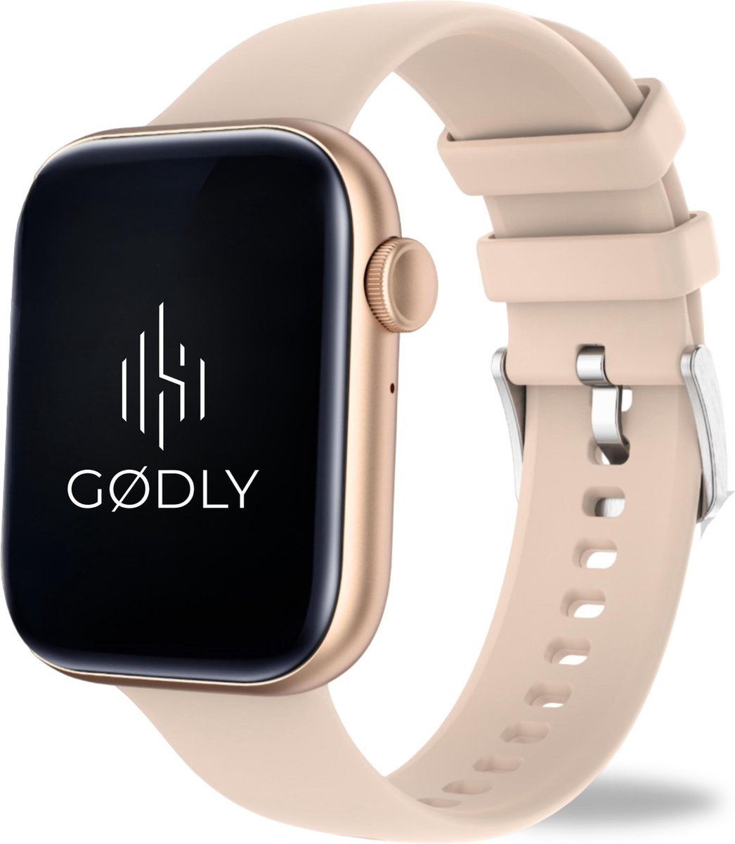 De GØDLY 45 Premium Smartwatch Roze in één oogopslag