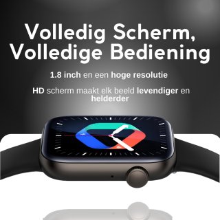 GØDLY 45 Premium Smartwatch Zwart