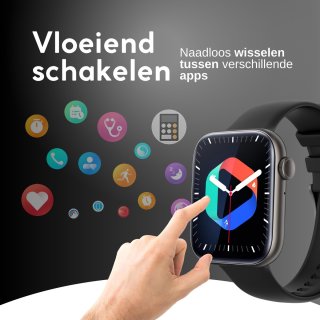 GØDLY 45 Premium Smartwatch Zwart