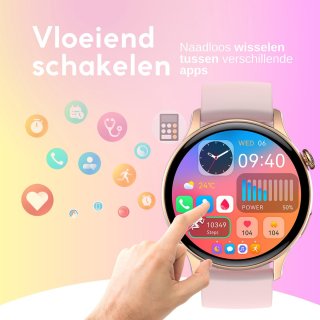 GØDLY® Amoled Smartwatch 46mm Roze