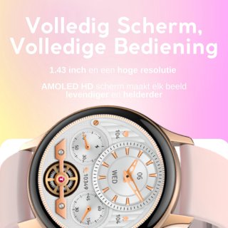 GØDLY® Amoled Smartwatch 46mm Roze
