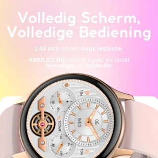 GØDLY® Amoled Smartwatch 46mm Roze