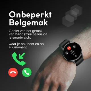 GØDLY Amoled Smartwatch 46mm Zwart