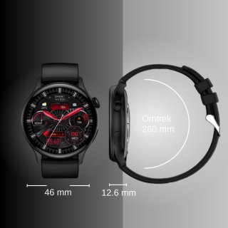 GØDLY Amoled Smartwatch 46mm Zwart