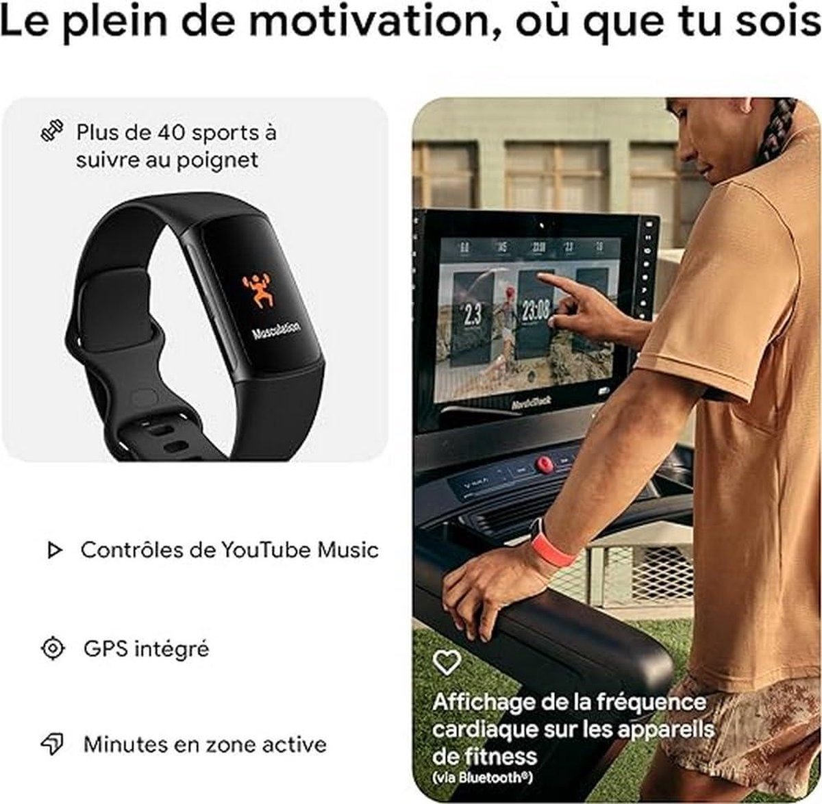 Google Charge 6 Sporthorloge Activiteitstracker Premium