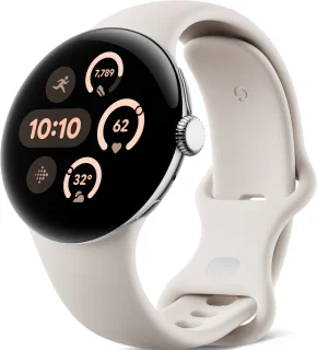 Google Pixel Watch 3 41mm Zilver/Porselein