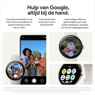 Google Pixel Watch 3 41mm Zilver/Roze