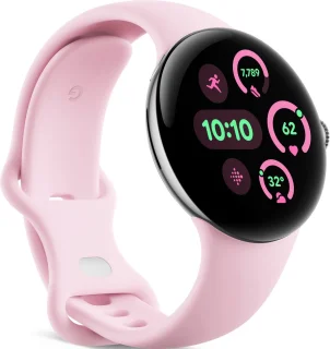 Google Pixel Watch 3 41mm Zilver/Roze