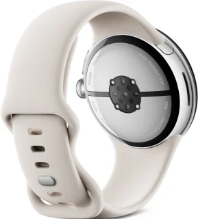 Google Pixel Watch 3 45mm Zilver/Porselein