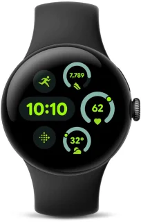 Google Pixel Watch 3 Smartwatch 45mm Zwart