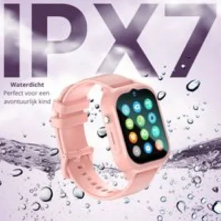 Gps Horloge Kinder Tracker Roze - Android/IOS - IP68