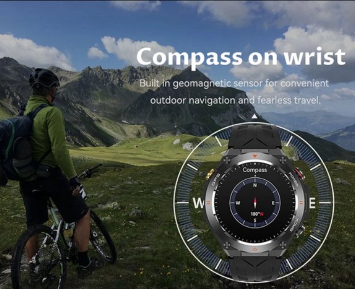 GPS Smartwatch Unisex - Sportief & Gezondheid